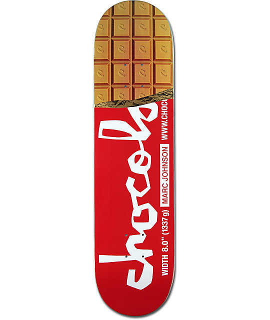 Chocolate Johnson Chocolate Bar 8.0" Skateboard Deck